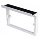 White 2 Gang 10 mm Spacer with Integral Shelf